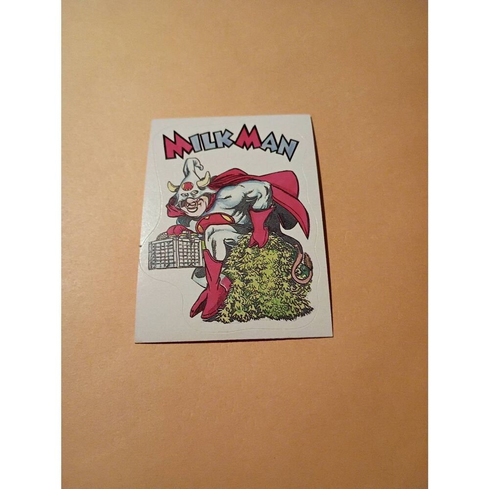 1983 General Mills Zero Heroes Trading Card Sticker Card Vintage #8
